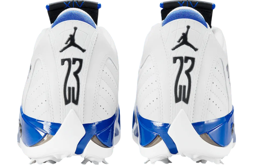 Air Jordan 14 Golf White / Hyper Royal - Image 5