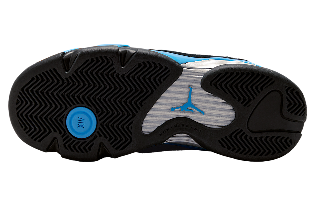 Air Jordan 14 GS Black / University Blue - Image 2