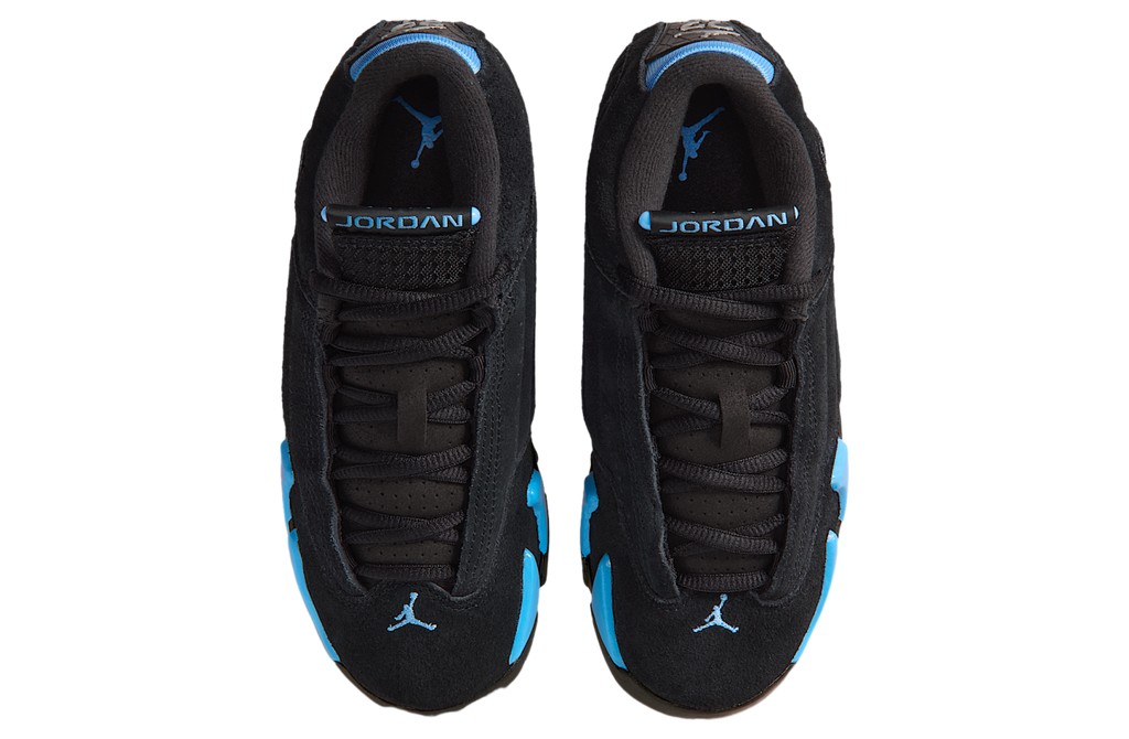 Air Jordan 14 GS Black / University Blue - Image 4