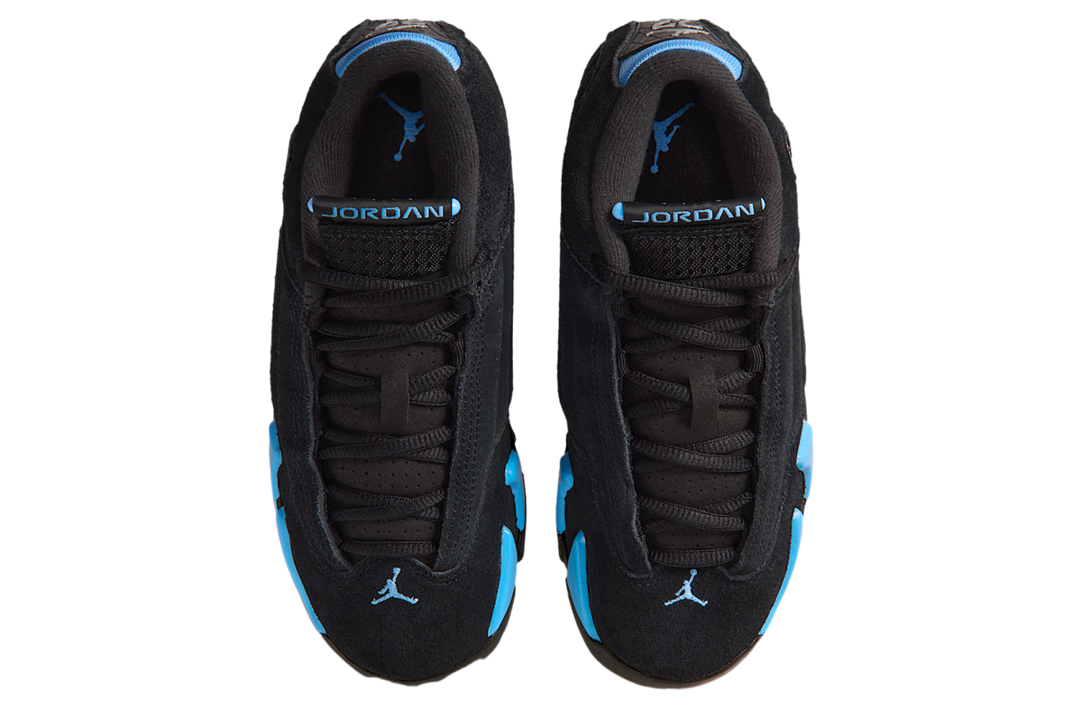 Air Jordan 14 GS Black / University Blue - Image 4