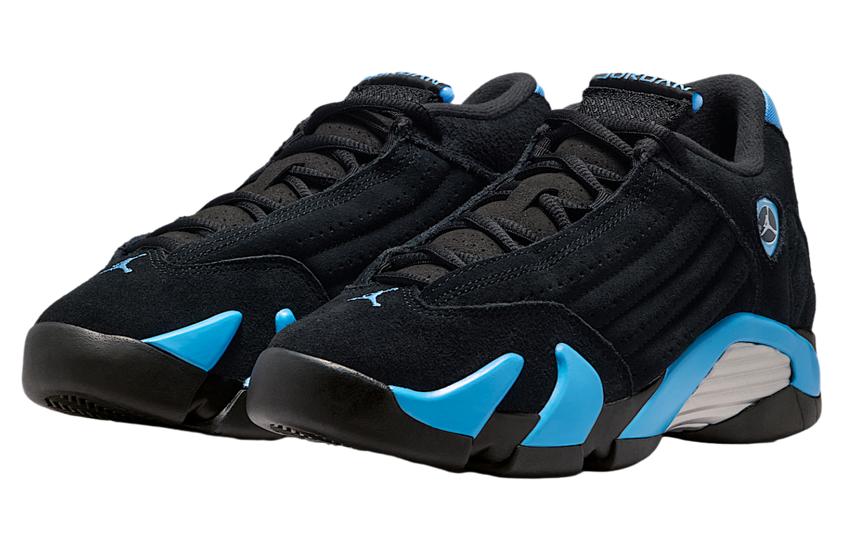Air Jordan 14 GS Black / University Blue - Image 5