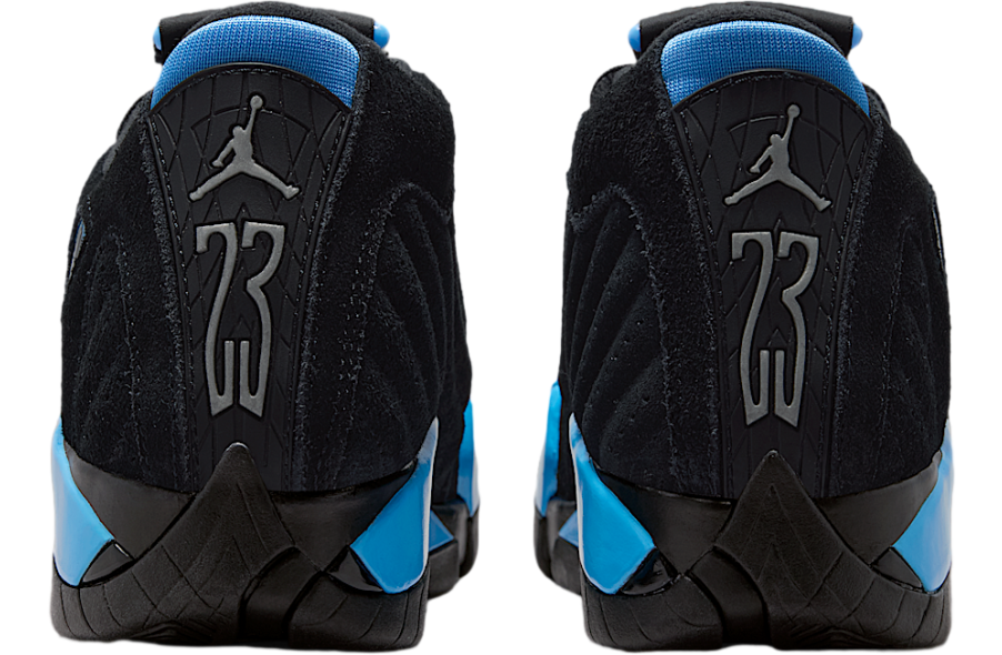 Air Jordan 14 GS Black / University Blue - Image 6