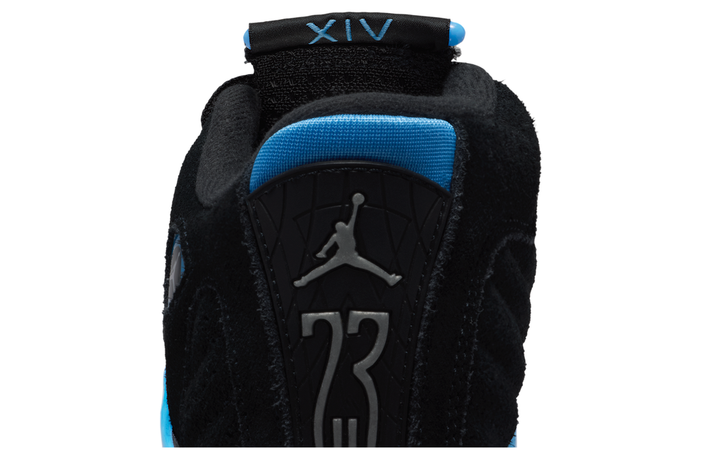 Air Jordan 14 GS Black / University Blue - Image 9