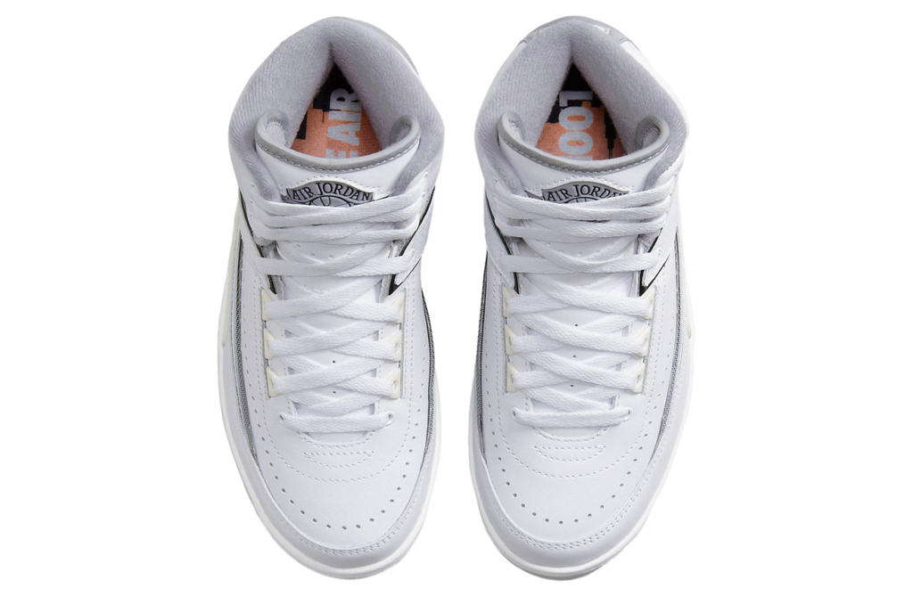 Air Jordan 2 Retro GS White / Cement Grey - Image 5