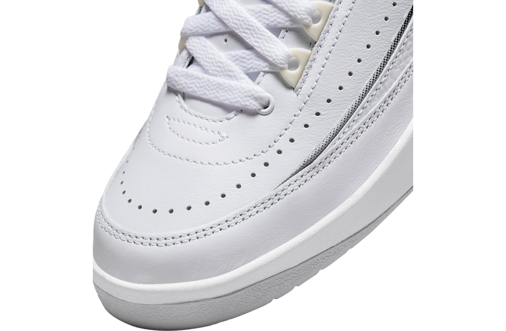 Air Jordan 2 Retro GS White / Cement Grey - Image 6