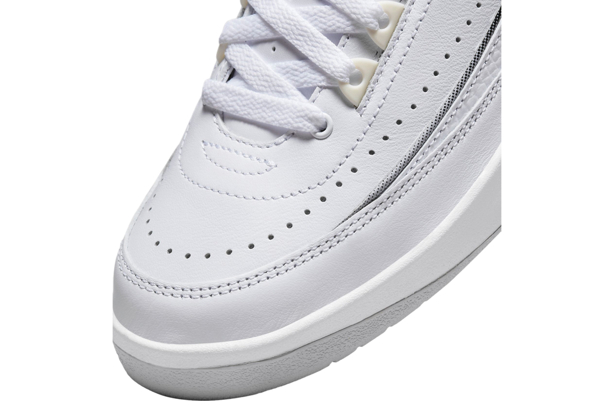 Air Jordan 2 Retro GS White / Cement Grey - Image 6