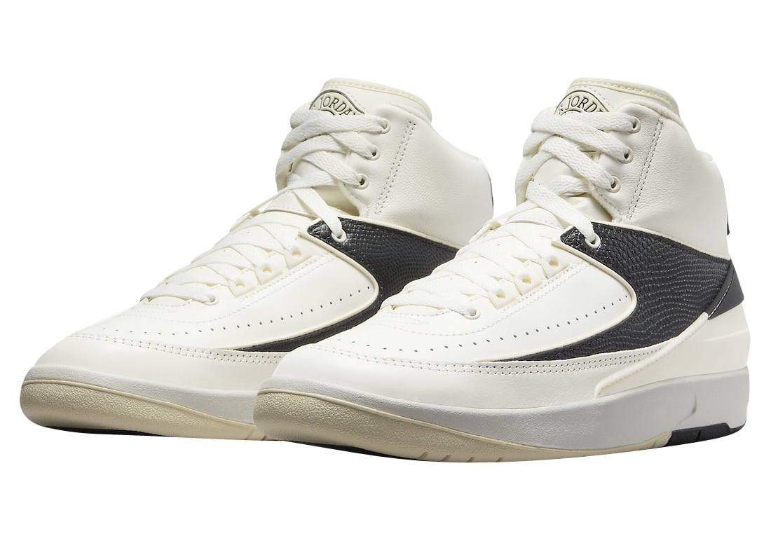 Air Jordan 2 WMNS Sail Black - Image 2