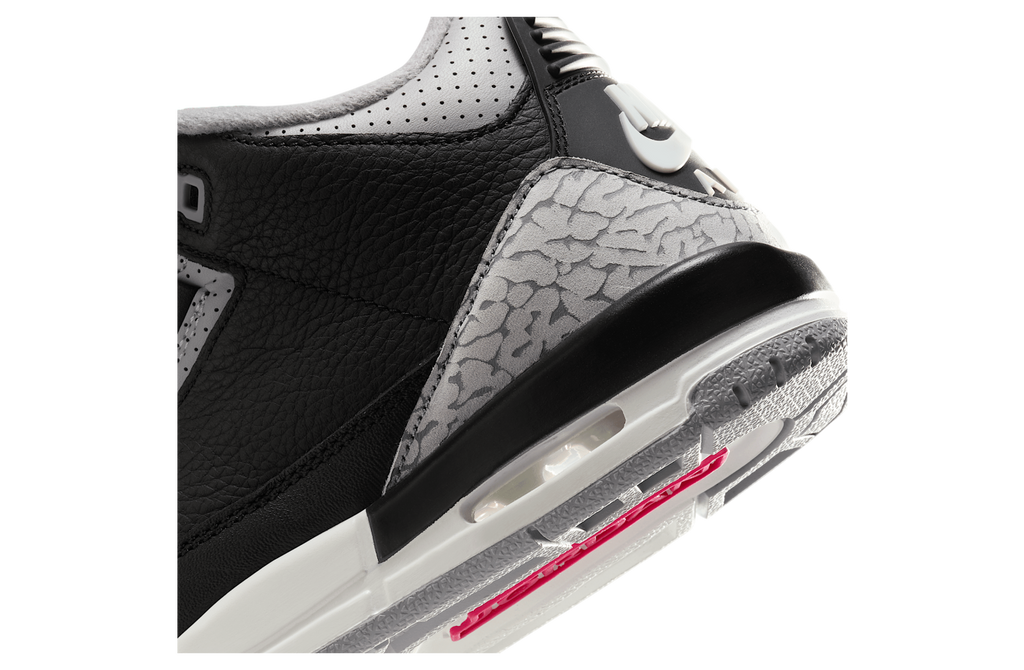 Air Jordan 3 Black Cement GS Black / Cement Grey - Image 8
