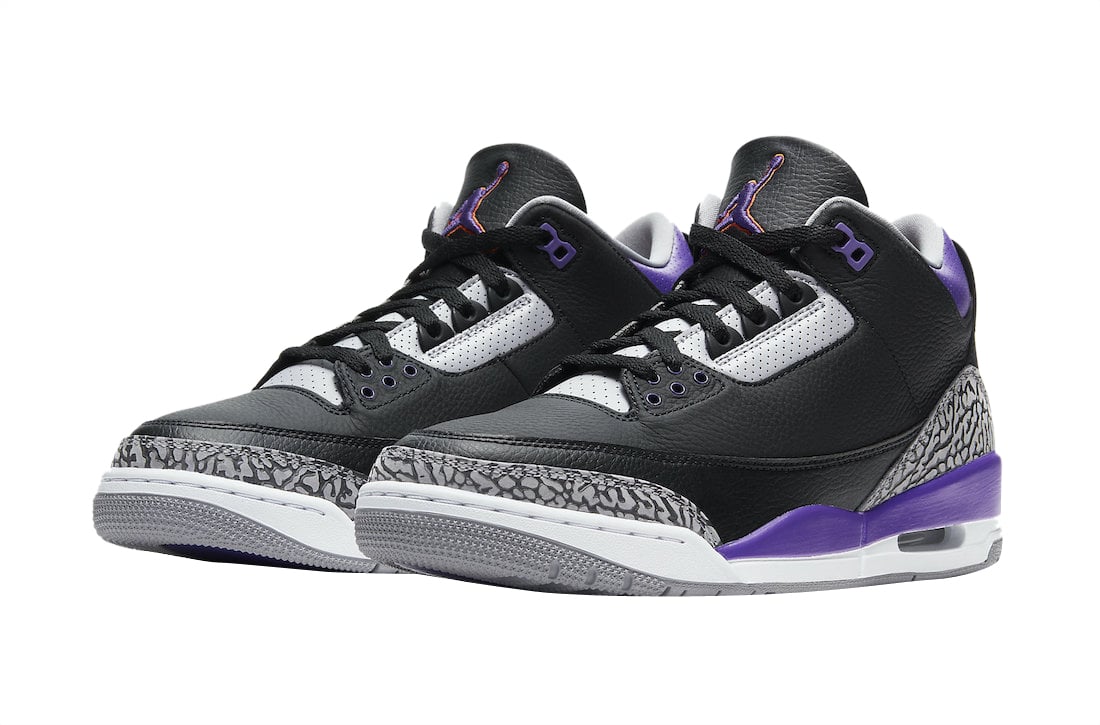 Air Jordan 3 Court Purple - Image 2