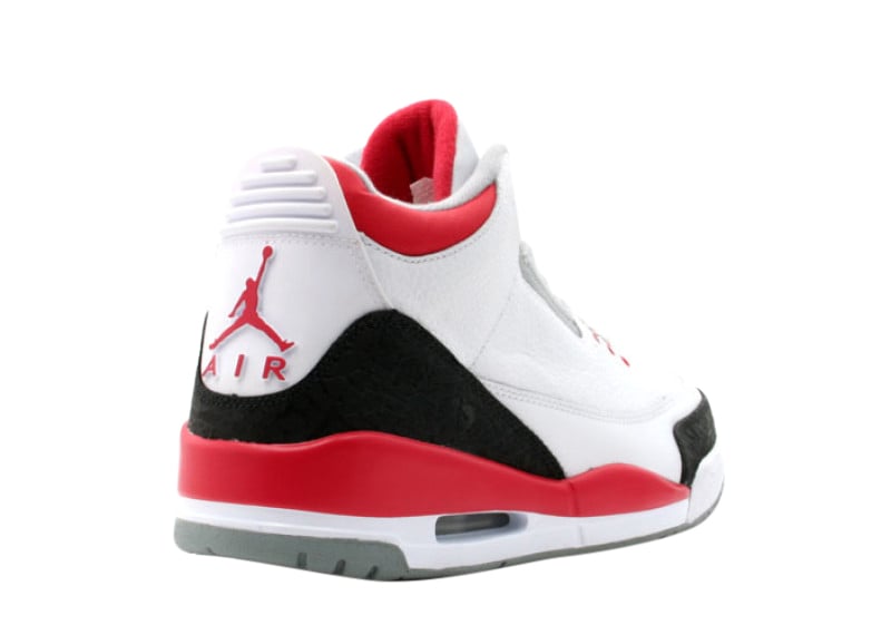 Air Jordan 3 Fire Red 2007 - Image 3