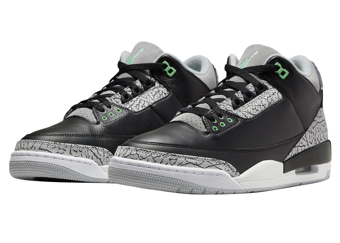 Air Jordan 3 Green Glow - Image 2