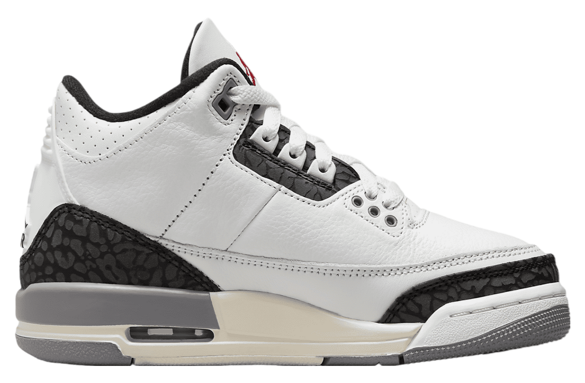 Air Jordan 3 GS Cement Grey - Image 3