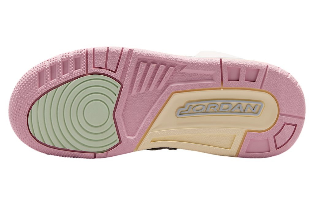 Air Jordan 3 GS Sail / Jade Aura - Image 2