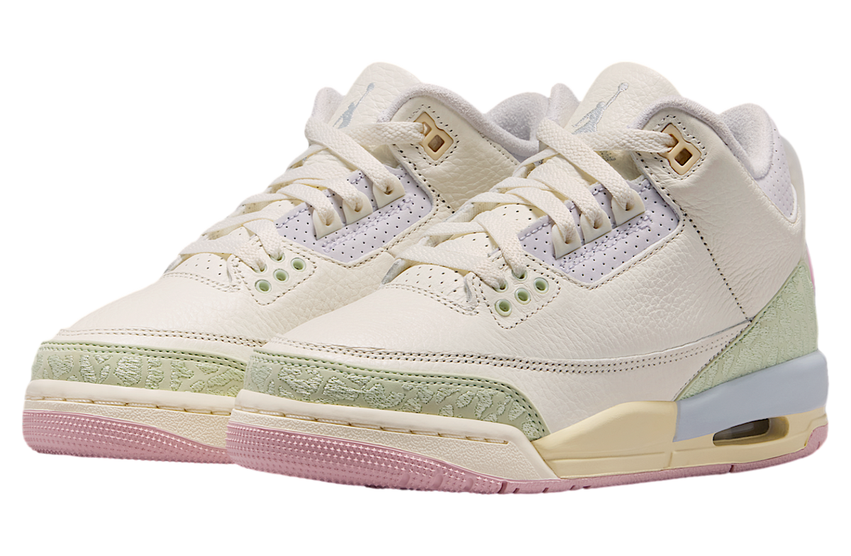 Air Jordan 3 GS Sail / Jade Aura - Image 5