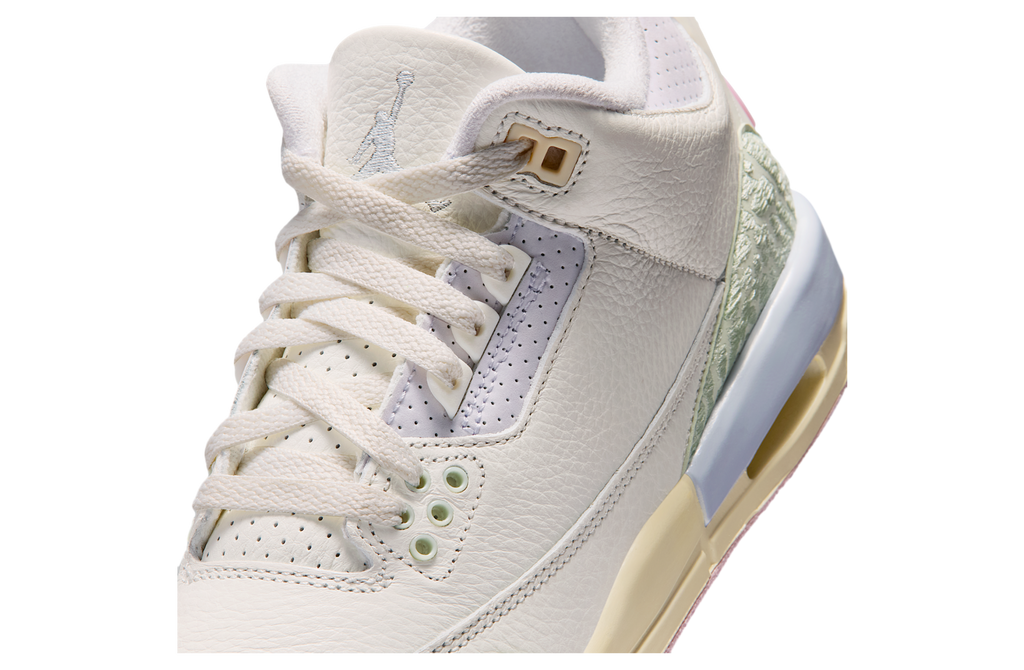 Air Jordan 3 GS Sail / Jade Aura - Image 7