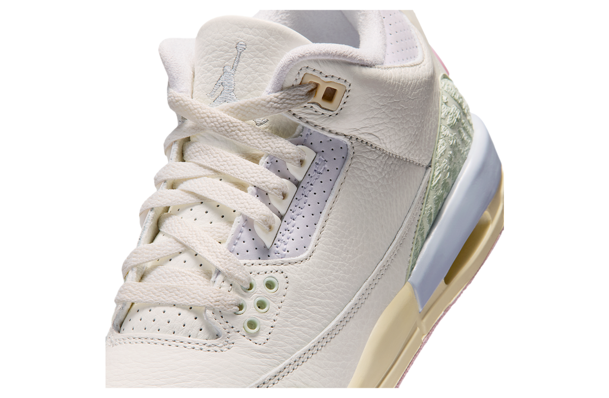 Air Jordan 3 GS Sail / Jade Aura - Image 7