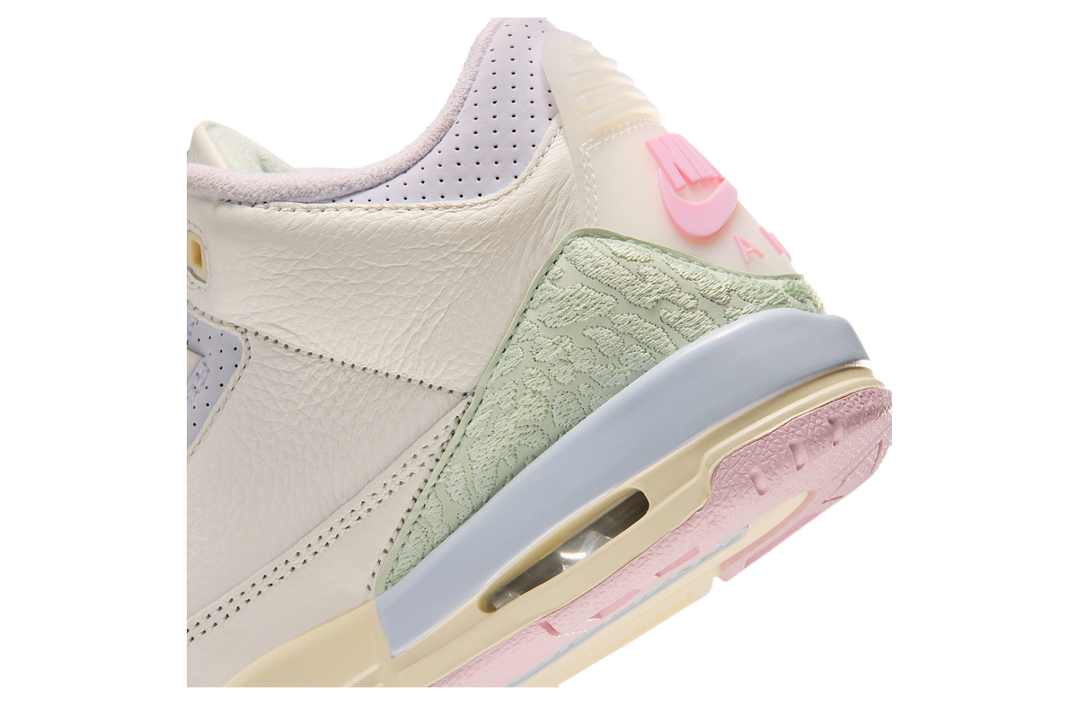 Air Jordan 3 GS Sail / Jade Aura - Image 8