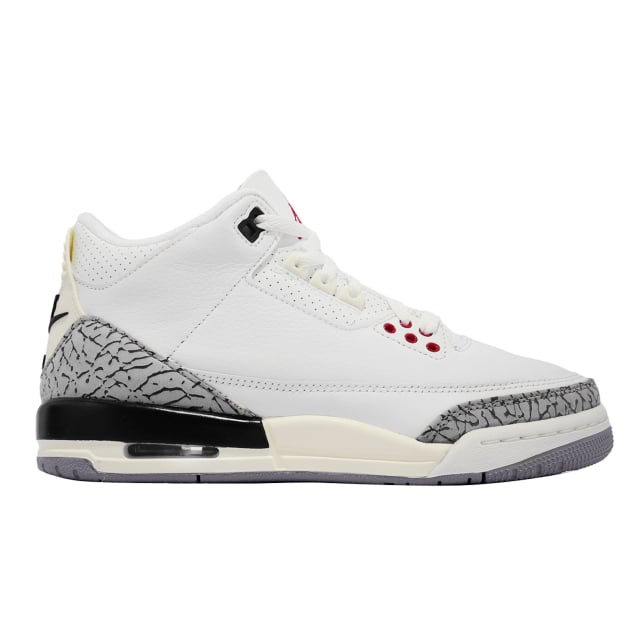 Air Jordan 3 GS White Cement Reimagined - Image 5