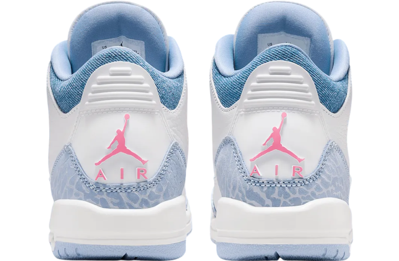 Air Jordan 3 GS White / Cobalt Bliss - Image 5