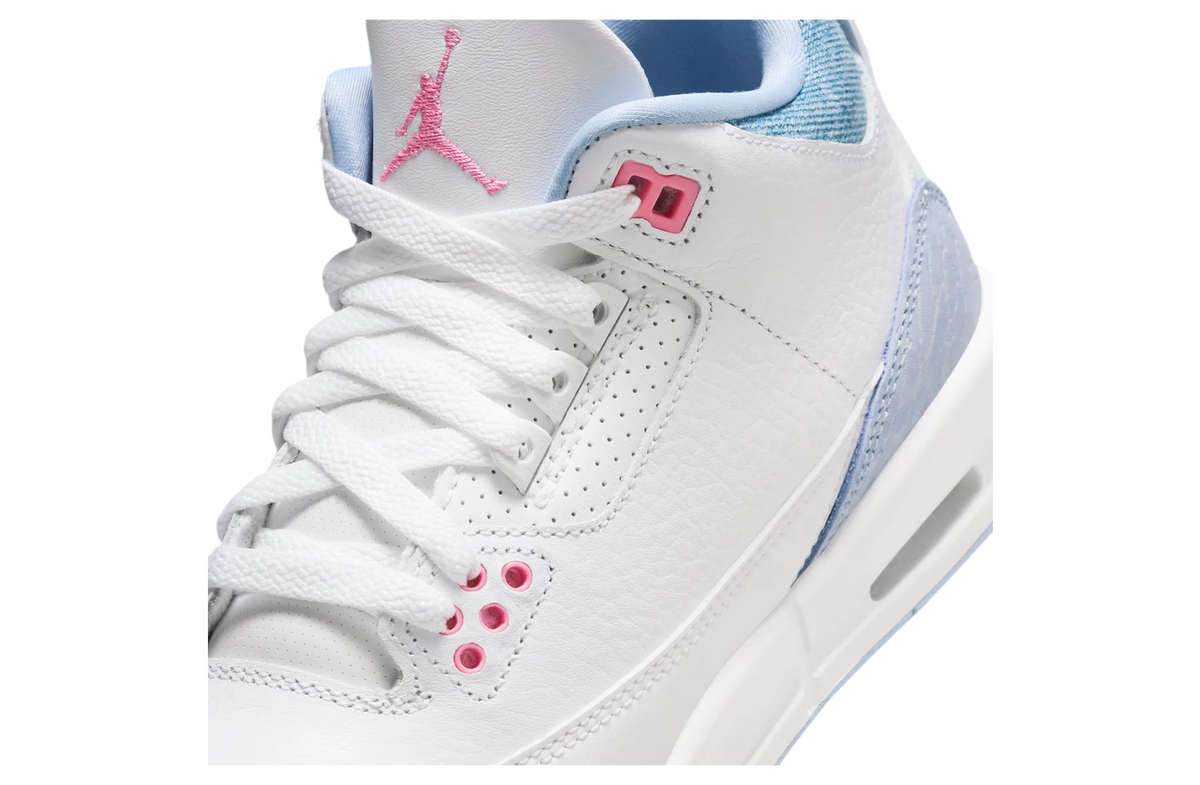 Air Jordan 3 GS White / Cobalt Bliss - Image 7