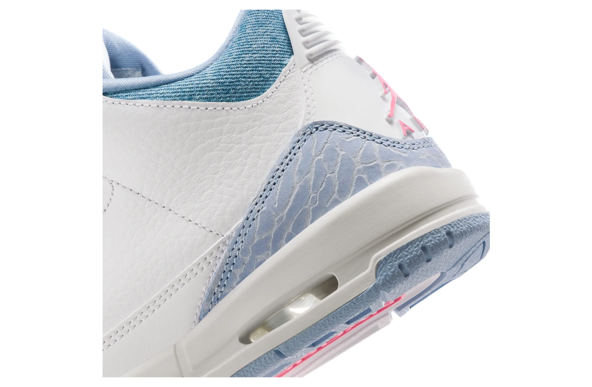 Air Jordan 3 GS White / Cobalt Bliss - Image 8