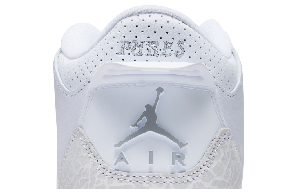 Air Jordan 3 GS White / Metallic Silver - Image 9