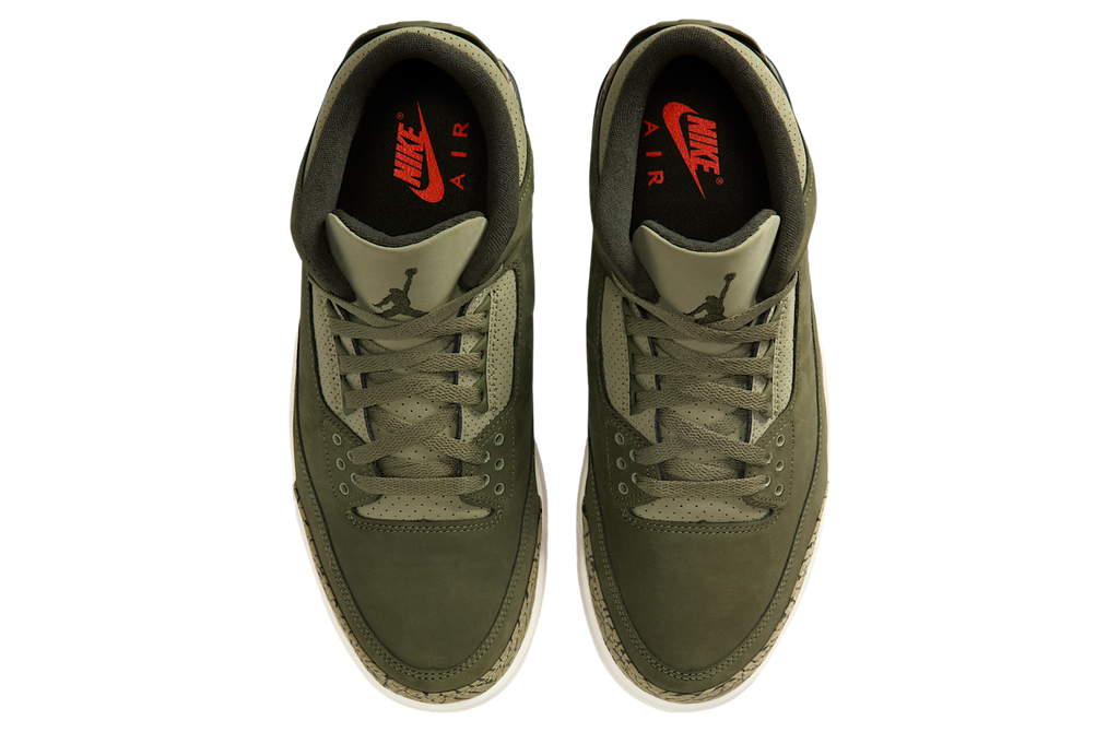 Air Jordan 3 Medium Olive - Image 4