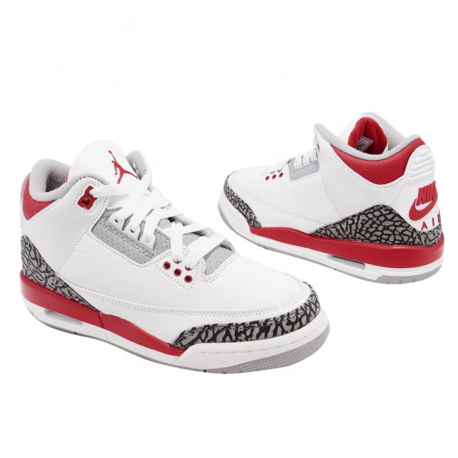 Air Jordan 3 OG GS Fire Red 2022 - Image 7