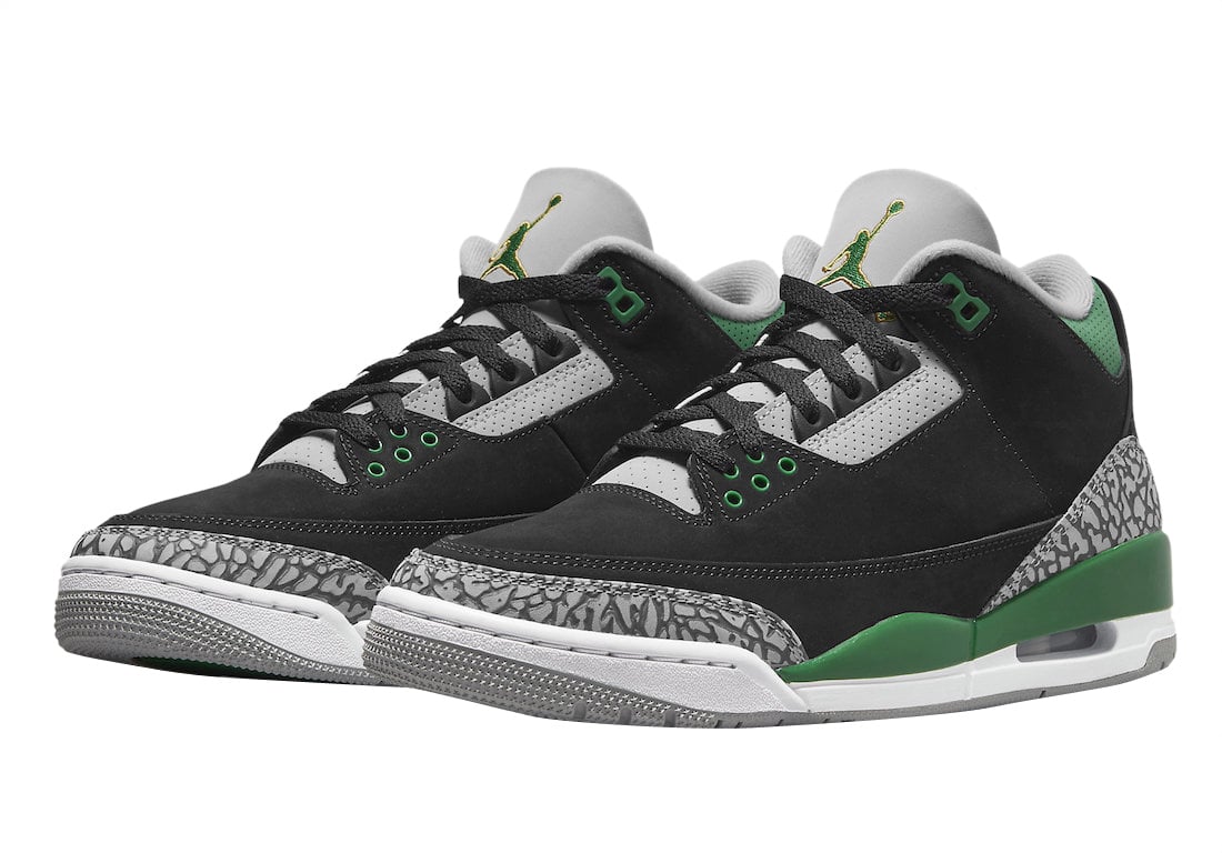 Air Jordan 3 Pine Green - Image 2