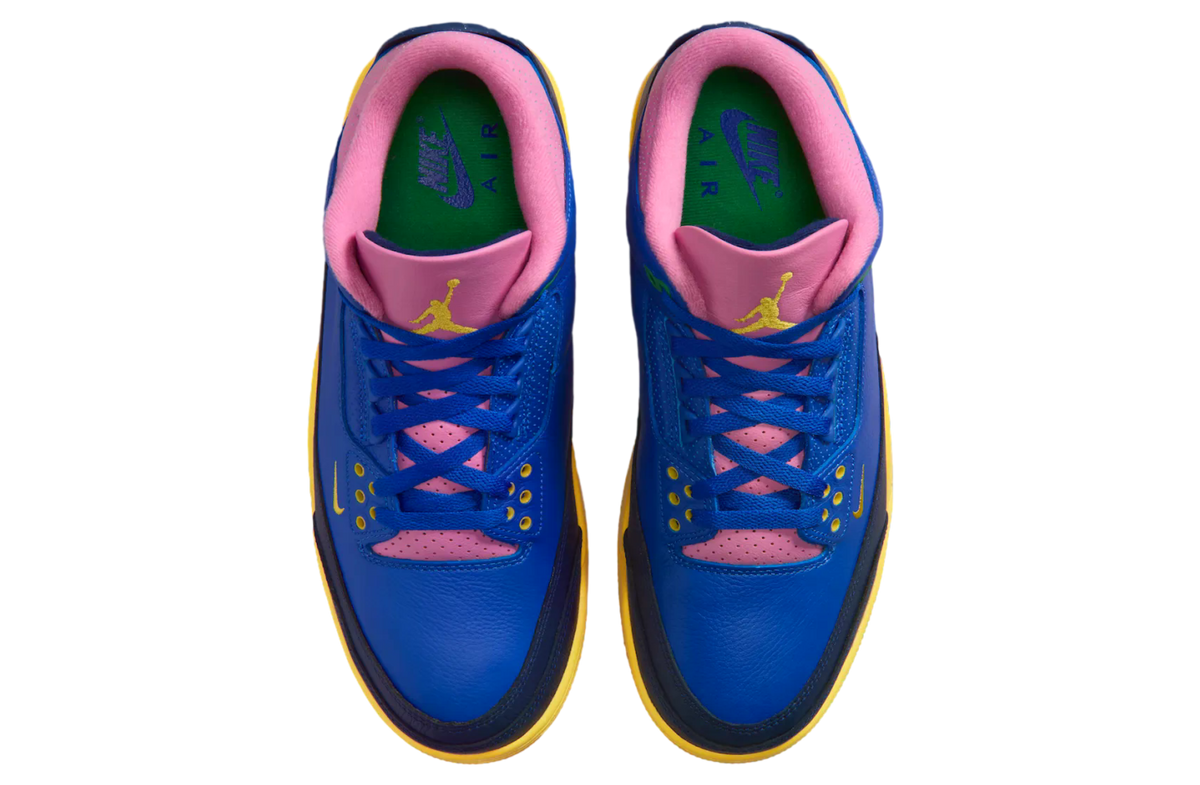 Air Jordan 3 Racer Blue / Lucky Green - Image 4