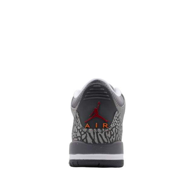 Air Jordan 3 Retro GS Silver / Sport Red - Image 3