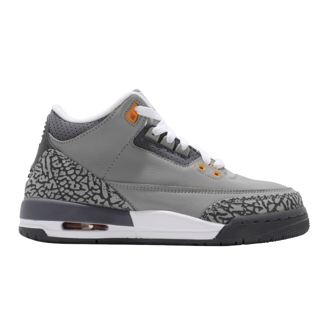 Air Jordan 3 Retro GS Silver / Sport Red - Image 5