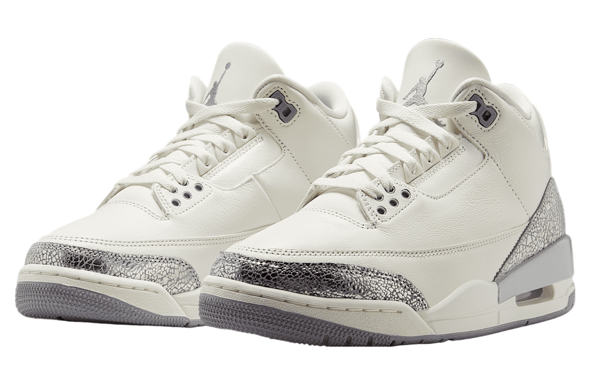 Air Jordan 3 Sail / Cement Grey - Image 5