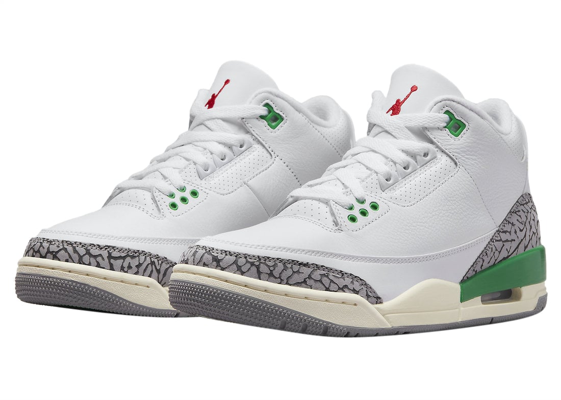 Air Jordan 3 WMNS Lucky Green - Image 2