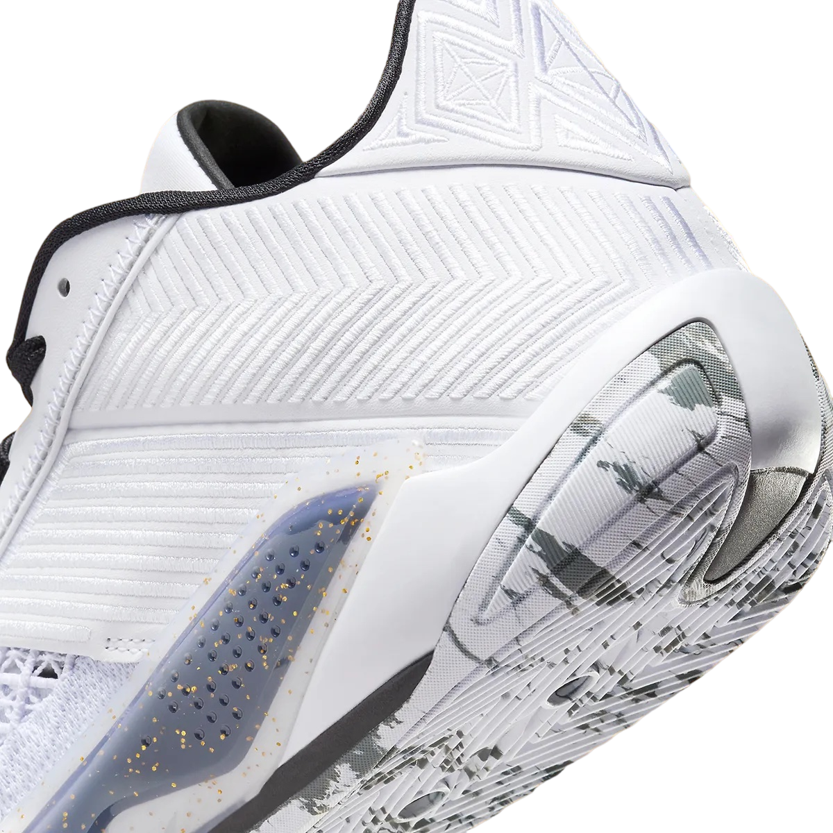 Air Jordan 38 Low White Metallic Gold - Image 7