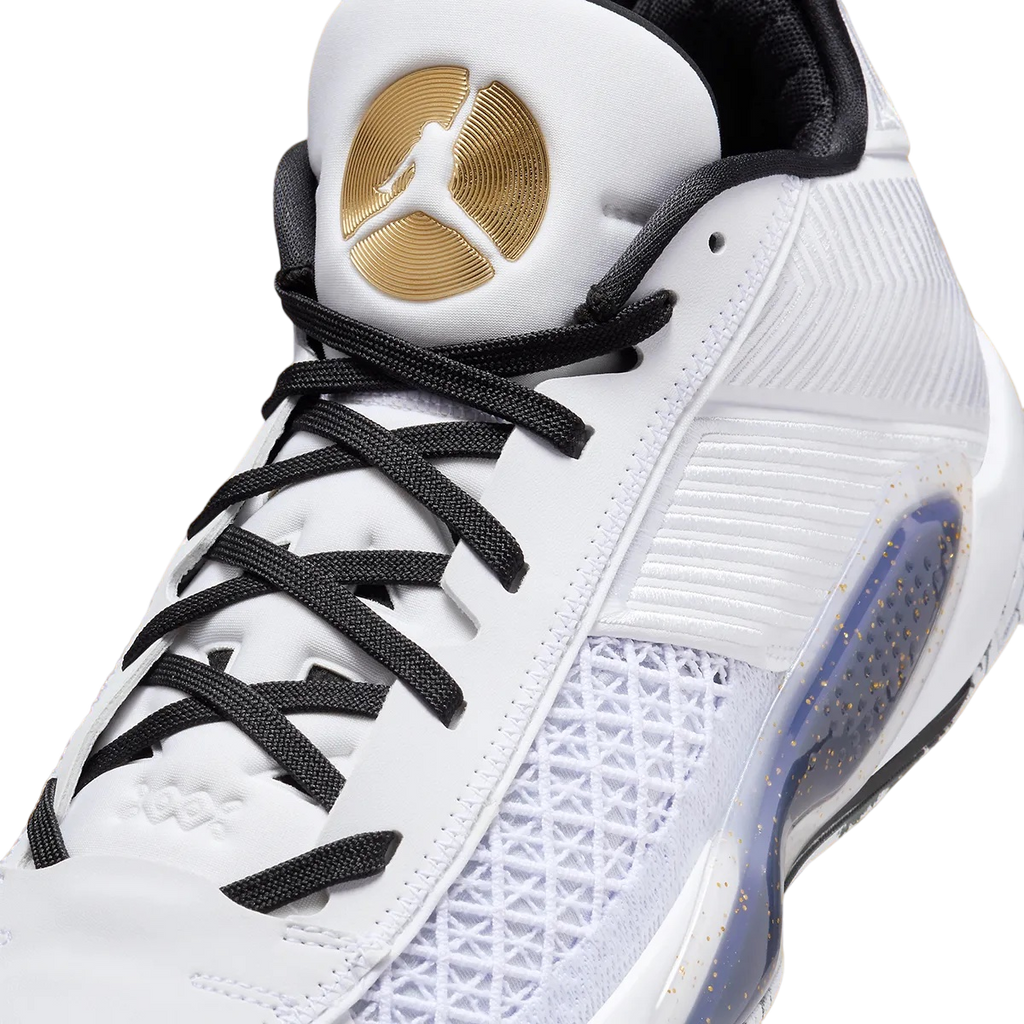 Air Jordan 38 Low White Metallic Gold - Image 8