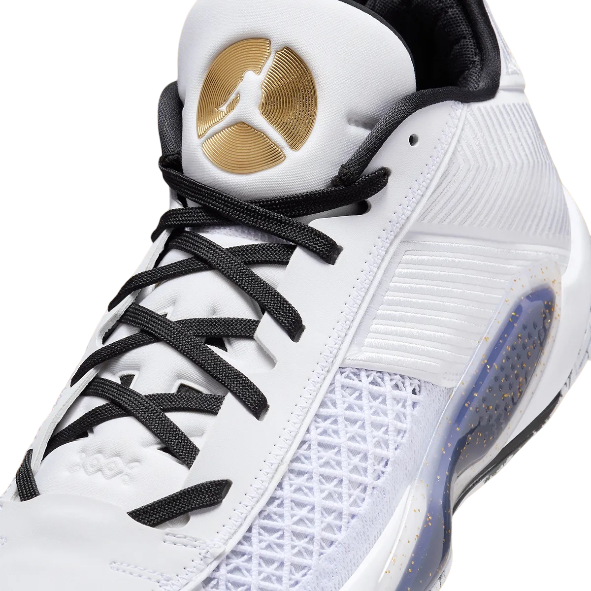 Air Jordan 38 Low White Metallic Gold - Image 8