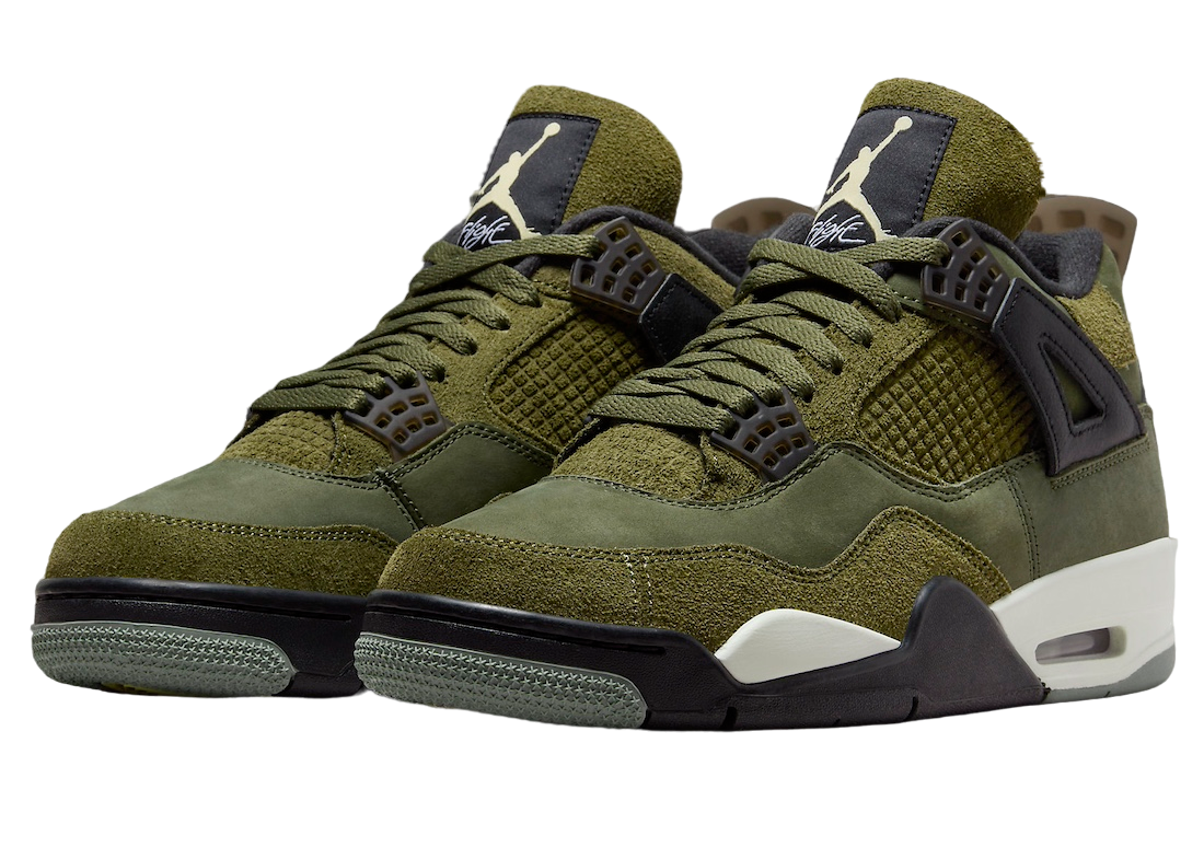 Air Jordan 4 Craft Medium Olive - Image 2