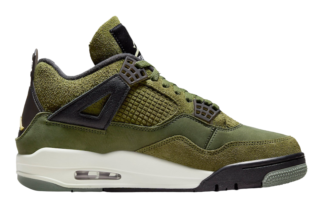 Air Jordan 4 Craft Medium Olive - Image 3