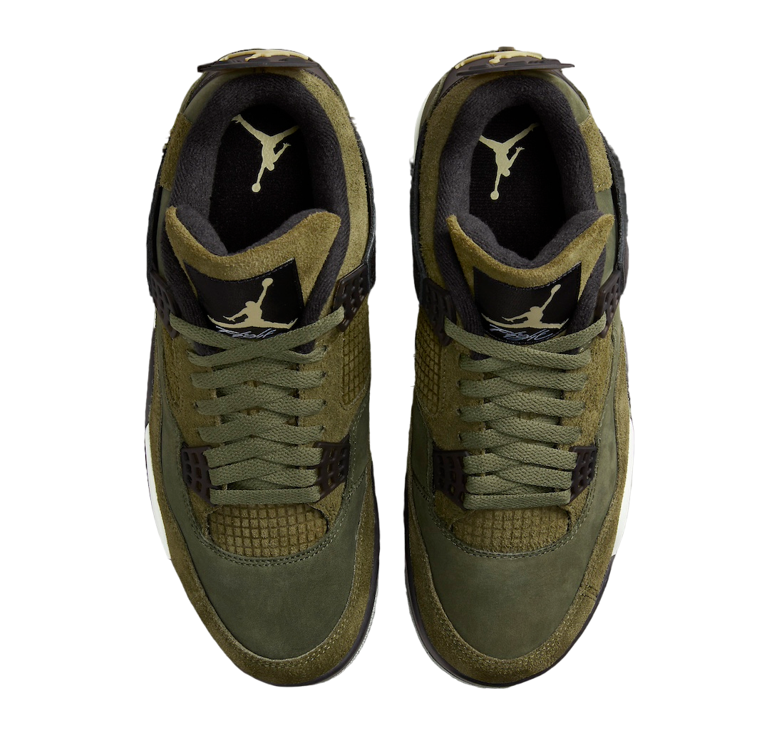 Air Jordan 4 Craft Medium Olive - Image 4