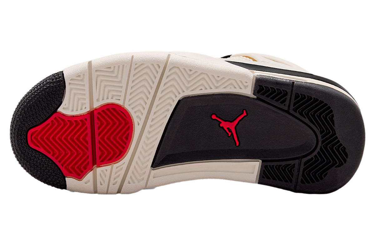 Air Jordan 4 Flight Club GS Sail / University Red - Image 2