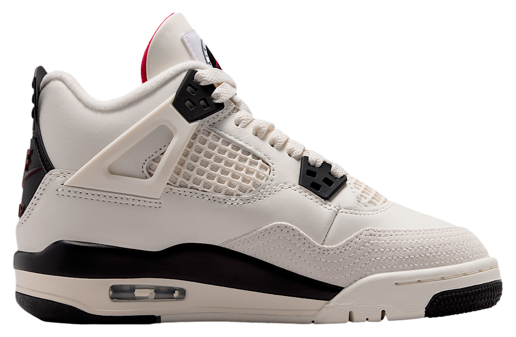Air Jordan 4 Flight Club GS Sail / University Red - Image 3