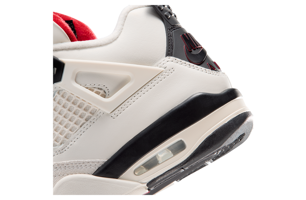 Air Jordan 4 Flight Club GS Sail / University Red - Image 8