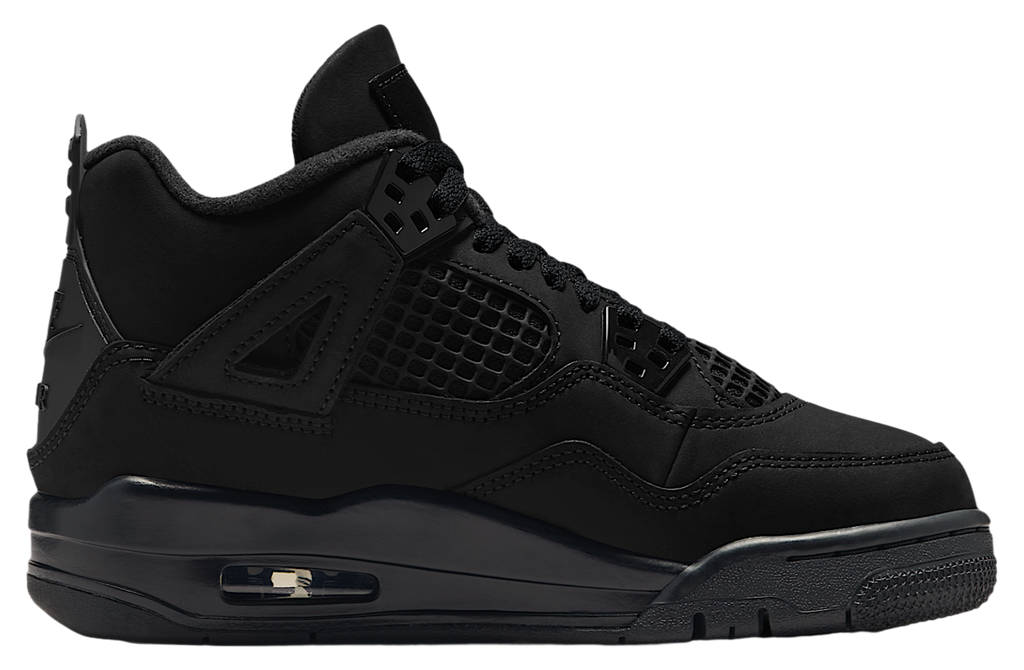 Air Jordan 4 GS Black / Light Graphite - Image 3