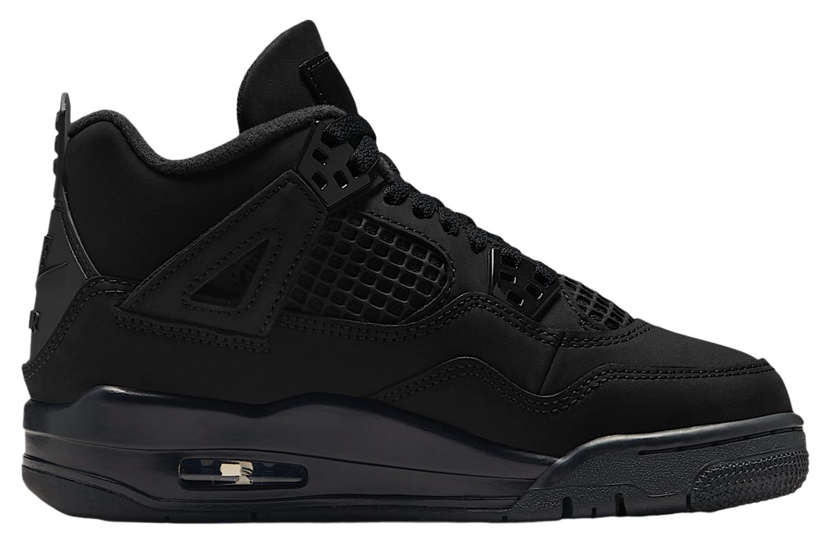 Air Jordan 4 GS Black / Light Graphite - Image 3