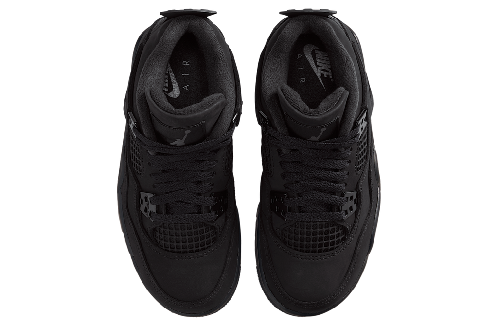 Air Jordan 4 GS Black / Light Graphite - Image 4