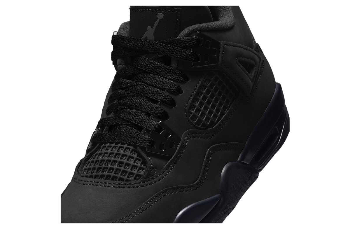 Air Jordan 4 GS Black / Light Graphite - Image 7