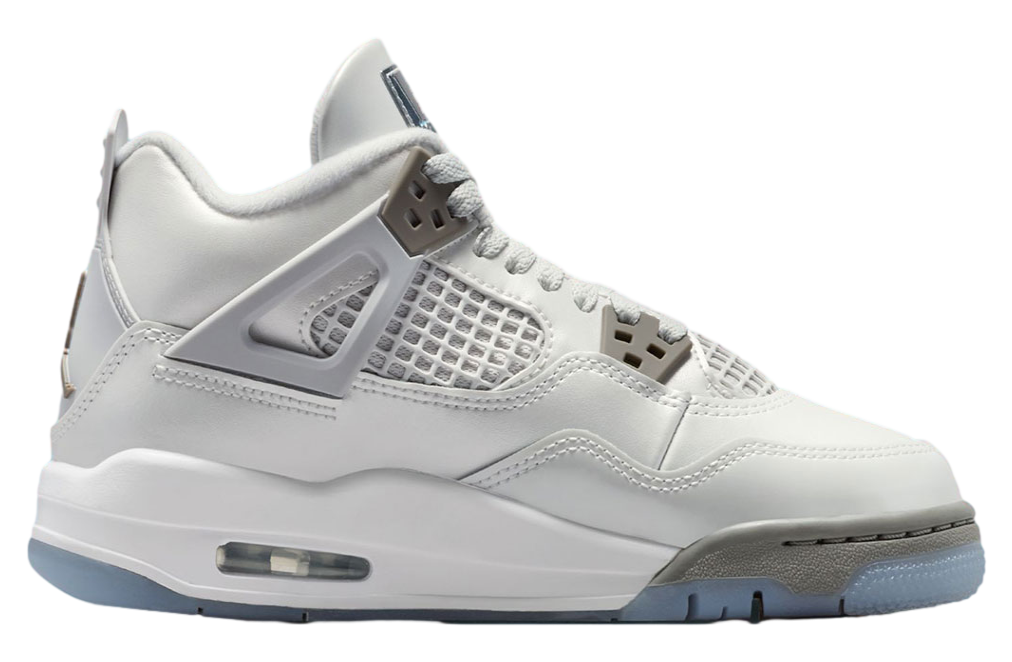 Air Jordan 4 GS Photon Dust / Blue Chill - Image 3