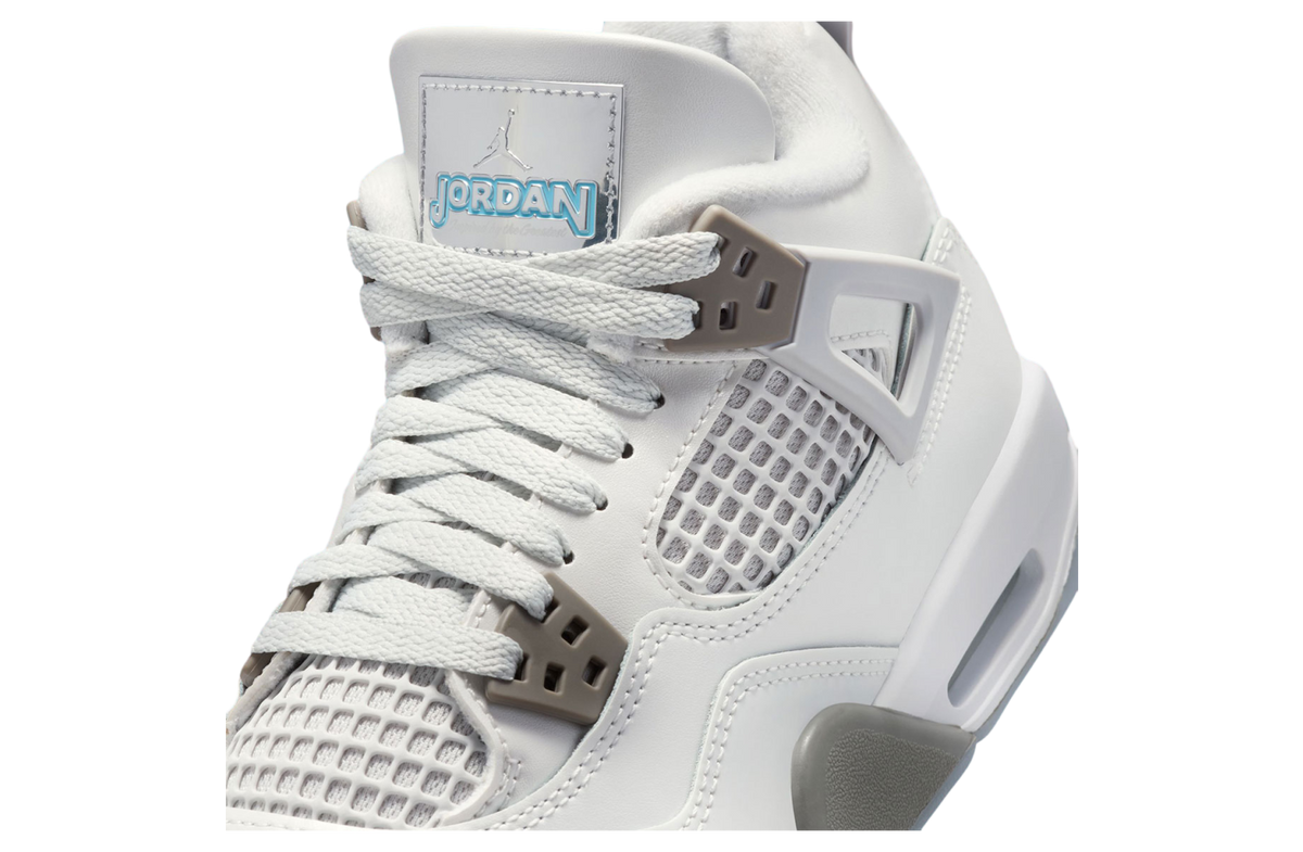 Air Jordan 4 GS Photon Dust / Blue Chill - Image 6