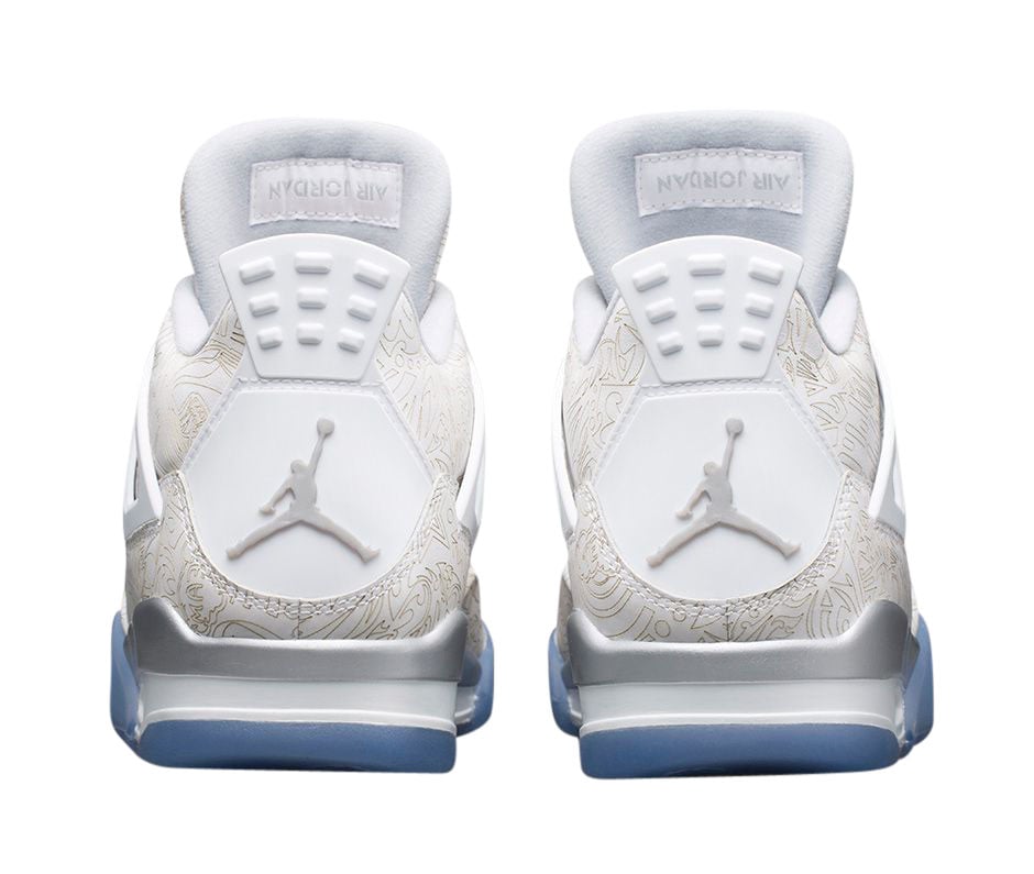 Air Jordan 4 Laser White / Chrome - Image 7